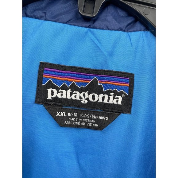 Patagonia Kids Puffer Jacket - Navy Blue - Picture 3 of 5